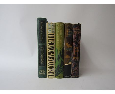 Graham Greene, three UK 1st editions, all original cloth, all in dust wrappers: 'Our Man in Havana', Heinemann, 1958, 'A Burn
