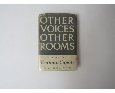 Truman Capote: 'Other Voices, Other Rooms', London, William Heinemann, 1948, 1st edition, original cloth, dust wrapper. First