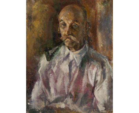 SORIN IONESCU1913 - 1999PORTRAIT EINES MANNES (1949) Öl auf Leinwand. 71 x 56 cm (R. 78,5 x 64 cm). Unten rechts signiert 'So