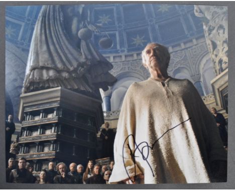 Game Of Thrones - Jonathan Pryce (High Sparrow) - an autographed 8x10" colour photograph from the HBO series. Signed neatly i