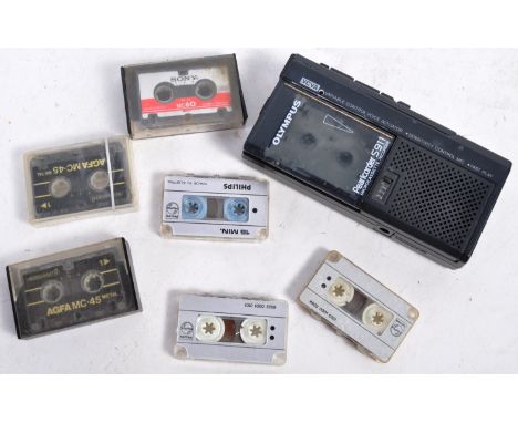 From the estate of Peter Wyngarde - a collection of x6 unheard Dictaphone cassette tapes, believed to contain voice recording
