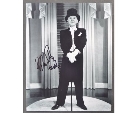 From the collection of Valerie Leon - Mickey Rooney (1920-2014) - American Actor, Comedian and Personality - a rare autograph