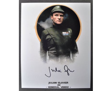 From The Collection of Julian Glover - Star Wars The Empire Strikes Back - an autographed 8x10" colour photograph of Mr Glove
