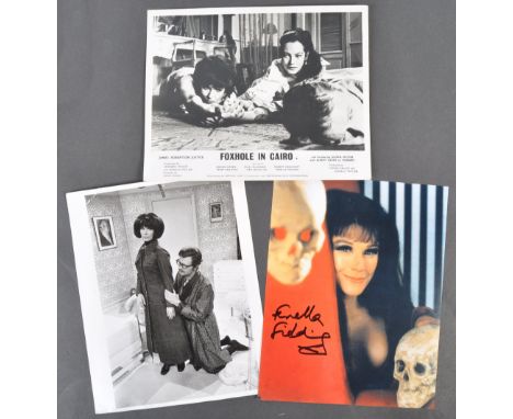 Carry On Films - Fenella Fielding (1927-2018) - a great 8x10" colour autographed photograph of Fielding from Carry On Screami