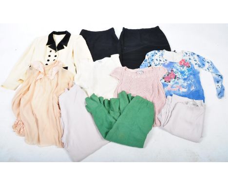 From the collection of Angela Grant - an assortment of clothing and designer items, to include; Liliane Romi skirt, Carl Lage