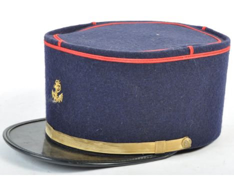 From the Estate of Peter Wyngarde - Unknown Production - An original vintage prop French Police Kepi / Cap. Complete example 