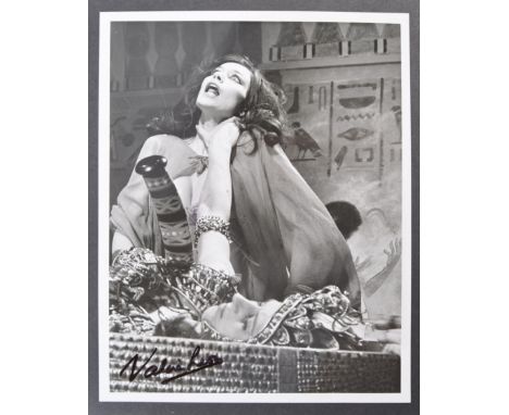 Valerie Leon Memorabilia Collection - Blood From The Mummy's Tomb - an original vintage autographed 8x10" black and white fil