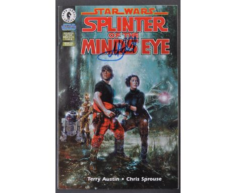 Star Wars - Mark Hamill - an incredibly rare autographed Star Wars comic book ' Splinter Of The Minds Eye ' by Dark Horse Com