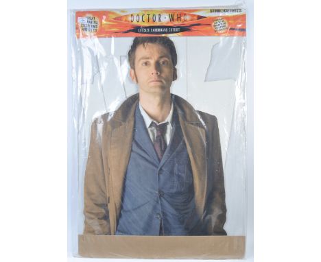 Doctor Who - David Tennant - an original Star Cutouts made unused full life-size cardboard cutout standee of ' The Doctor '. 