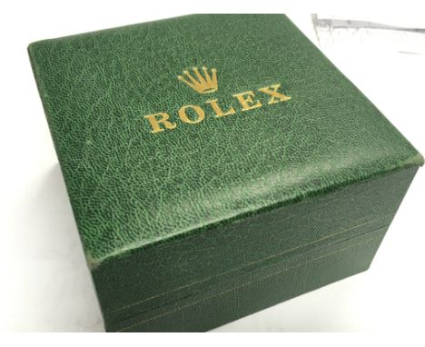 A vintage Rolex box. Postage category B