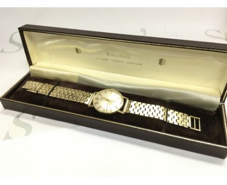 A Gents vintage Omega watch , seen working. Postage category A