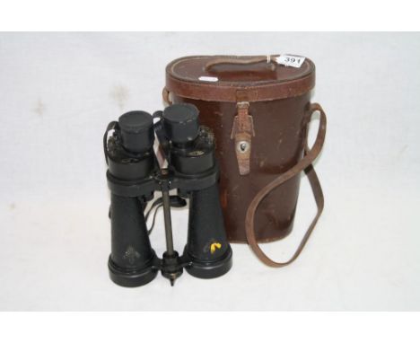 A Pair Of Military World War Two / WW2 Issued Barr &amp; Stroud 7x CF41 Binoculars. Serial No.62094. Marked With The Broad Ar