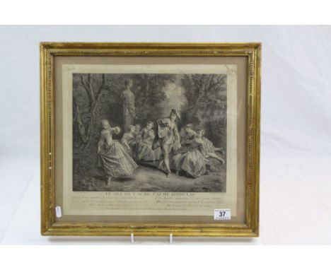 Vintage framed &amp; glazed French Engraving
