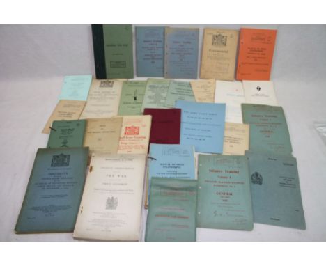 Large Collection Of Military Training Manuals To Include World War Two Era, Titles To Include : Manual Of Field Engineering I