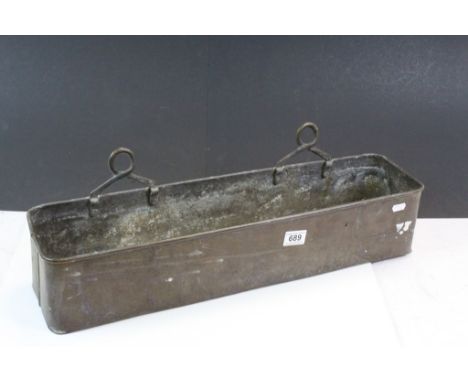 Vintage Copper Flower Trough