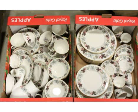 Extensive Royal Doulton Dinner, Tea &amp; Coffee service in "Camelot" pattern