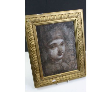 Portrait Painting of a Woman in the Classical Style