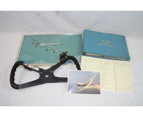 A Collection Of RAF / Royal Air Force Ephemera And Other Items Relating To The Hastings Aircraft To Include : A Framed Print 