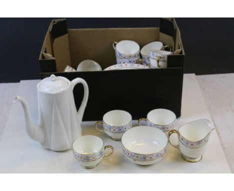 Shelly teapot and a Paragon tea service