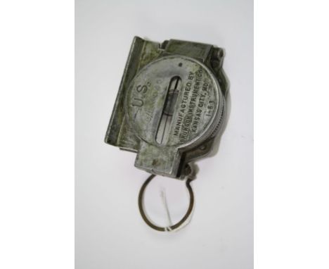 A United States Army 1963 Pattern Field Compass Manufactured By Brunson Instrument Co. Kansas City.