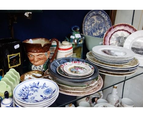 A FLEMISH POTTERY CANDLE LANTERN and other decorative ceramics