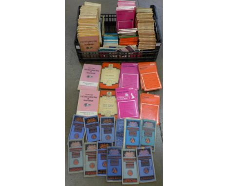 A collection of Ordnance Survey, Bartholomew and Landranger maps including some European