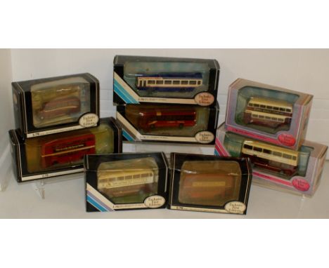 8 Original Boxed Exclusive first edition coach / buses models