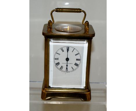 USA Waterbury clock co. alarm carriage clock with repeater button