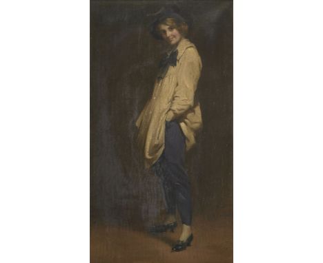 Kenneth Keith Forbes, Canadian 1890-1982 - Mischief, 1909; oil on canvas, signed and dated lower right 'Kenneth K. Forbes 190