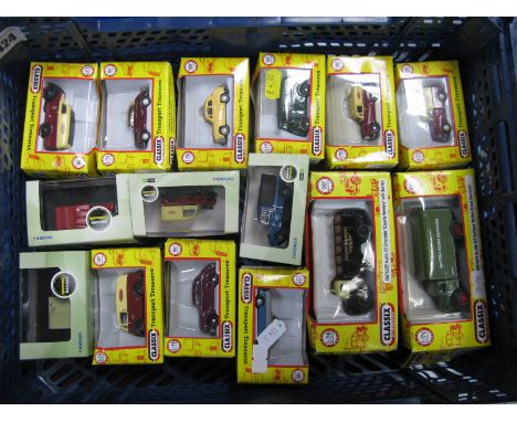 Fifteen Cased Boxed Diecast Vehicles, 1:76 scale, four Oxford, twelve Classix, condition excellent. 