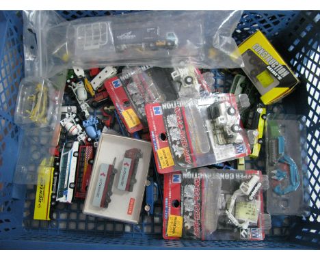 A Quantity of 'N' Gauge Model Vehicles, mainly playworn, sometimes boxed.