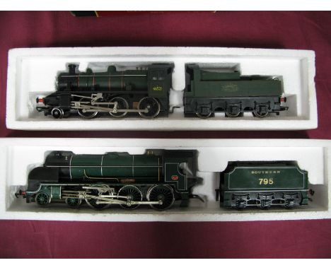 Two Hornby 'OO' Gauge Steam Locomotives,  boxed Ref R852 2-6-0 B.R green Ivatt R/No 46251 (crest scratched off tender). Ref R