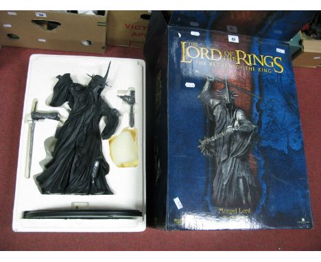 A Sideshow Weta Large Scale Lord of the Rings - The Return of the King - 'Morgul Lord' Polystrong Statue, sculptured by Brigi