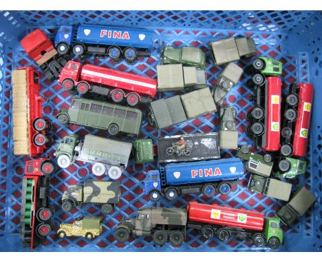 A Quantity of HO/OO Scale Vehicles Kit Built, Code Three and Originals, all civilian and military themes.