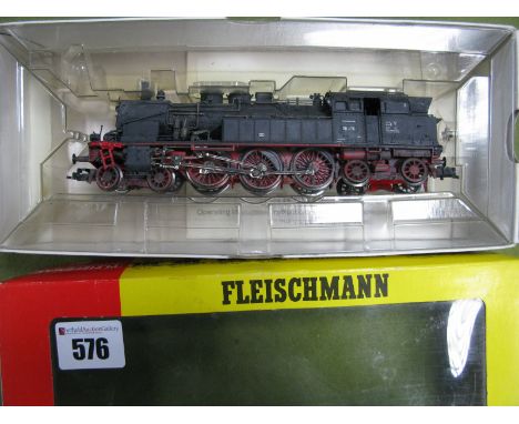 Fleischmann 'HO' Gauge Ref 4078 Class 78 4-6-4 Tank Locomotive, DB Railways R/No. 78.434, weathered, missing one front buffer