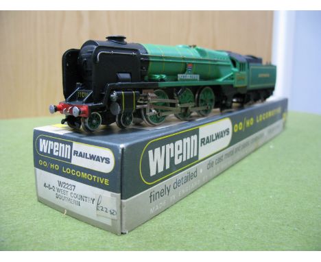 A "OO" Scale 4-6-2 West Country Southern 'Lyme Regis' by Wrenn, No. W2237, very good, boxed, no instructions.