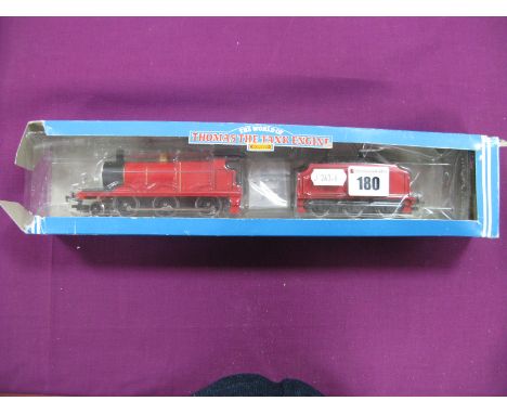 A Hornby 'OO Gauge Ref R852 "James" The Red Engine, 2-6-0 R.No 5 within poor box.