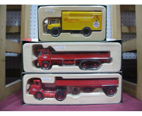 Three Corgi 1:50th Scale Diecast Model Commercial Vehicles, all from the Post Office Series including #23802 Albion Clydesdal