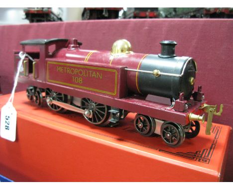 Ace Trains 'O' Gauge Electric 4-4-4 Tank Locomotive, EMR1 "Metropolitan" maroon R/No 108, boxed, this loco fitted with 24v DC