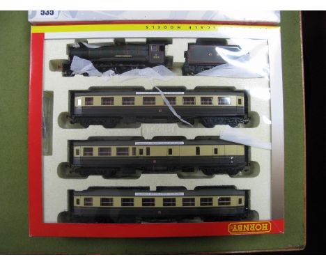 A Hornby 'OO' Gauge Ref R2025 Great Western Express Passenger Train Pack, 4.6.0 "County of Somerset loco R/No 1004 plus three