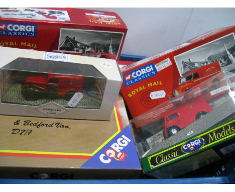 Ten Corgi Diecast Commercial Vehicle Models, nearly always with a Royal Mail themed livery including Corgi Classics Royal Mai