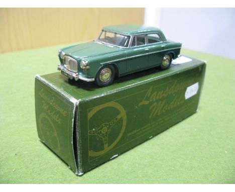 A Landowne Models 1:43rd Scale Diecast Model, #LDM15 1965 Rover P5 MKII 'green', boxed.