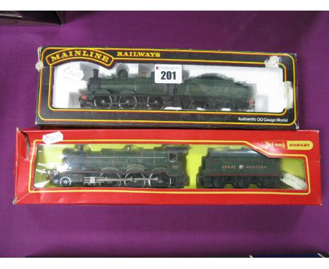 Two 'OO' Gauge Boxed Steam Locomotives/Tenders, Hornby 'Hall' Class  Ref 759 4-6-0 R/No 4930 'Hagley Hall' Great Western Gree