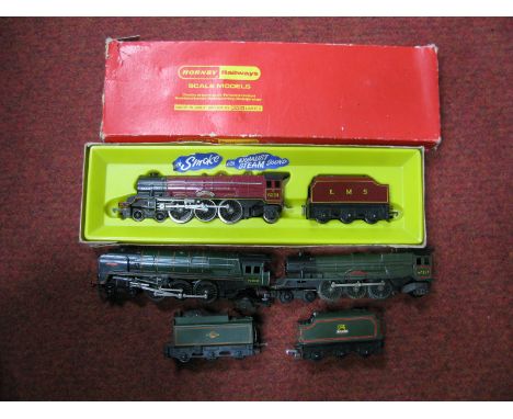 Three Hornby 'OO' Gauge/4MM 4-6-2 Steam Locomotives, Six Wheel Tenders Ref R258 Princess Elizabeth, boxed, condition very goo