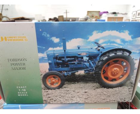 A Universal Hobbies 1:16 scale die-cast Fordson Power Major, in original box