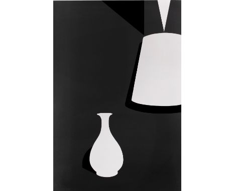 Patrick Caulfield (1936-2005) Lamp and Lung Ch'uan Ware, 1990 from the White Wares series artist's proof 7/10, signed and num