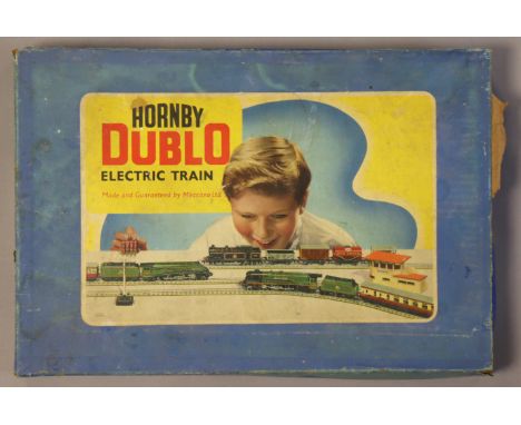 A Hornby Dublo “OO” gauge B. R. electric train set, boxed, (box w.a.f.). 