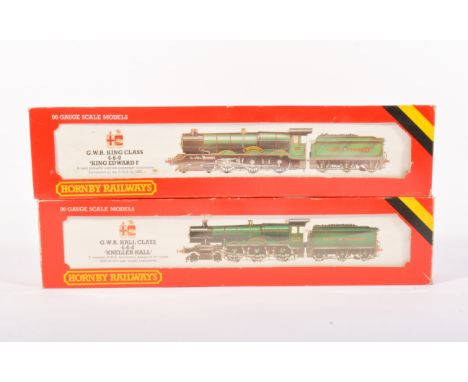00 gauge railways locomotives by Hornby, R.761 GWR Hall locomotive and R078 GWR 4-6-0 King Edward I, both boxed, (2).