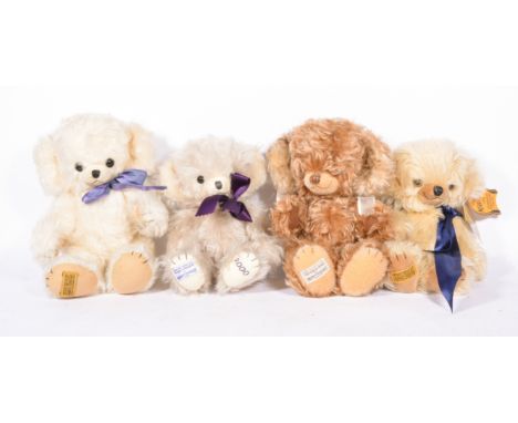 Merrythought Cheeky teddy bears, including limited edition VIrgin Atlantic 2000 bear, Mohair bears T12SISH Cheeky soft and si