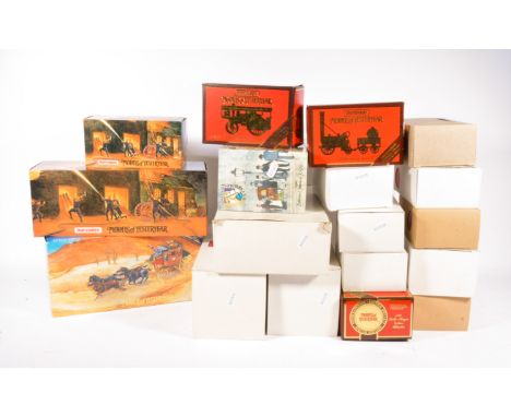 Matchbox limited edition Model of Yesteryear, Fire Engine series and Horse Drawn Carriages series, including YSH-3 Wells Farg